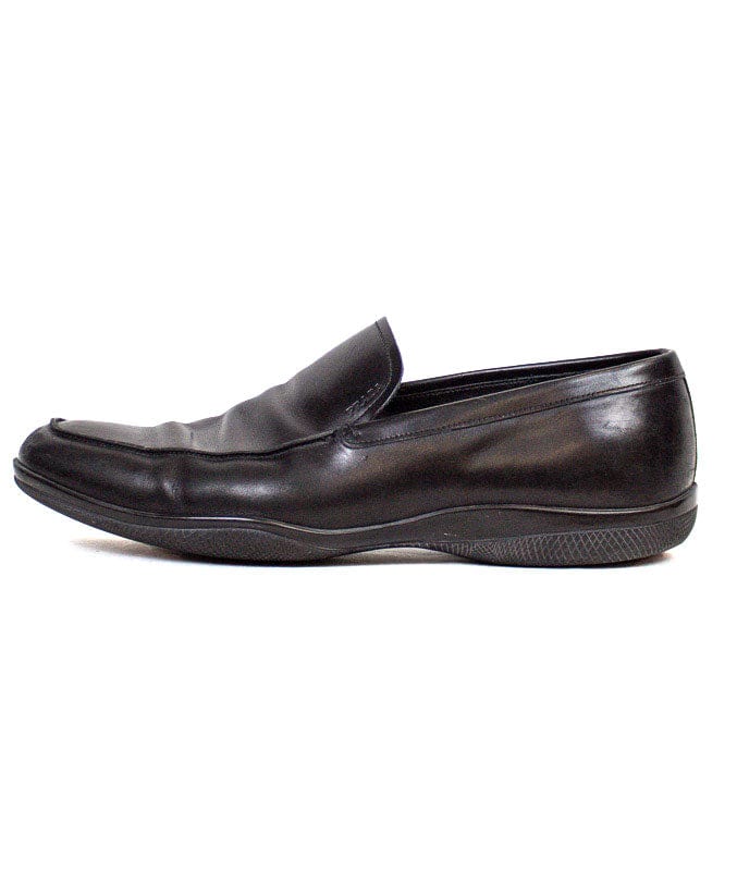 PRADA, Black Loafers