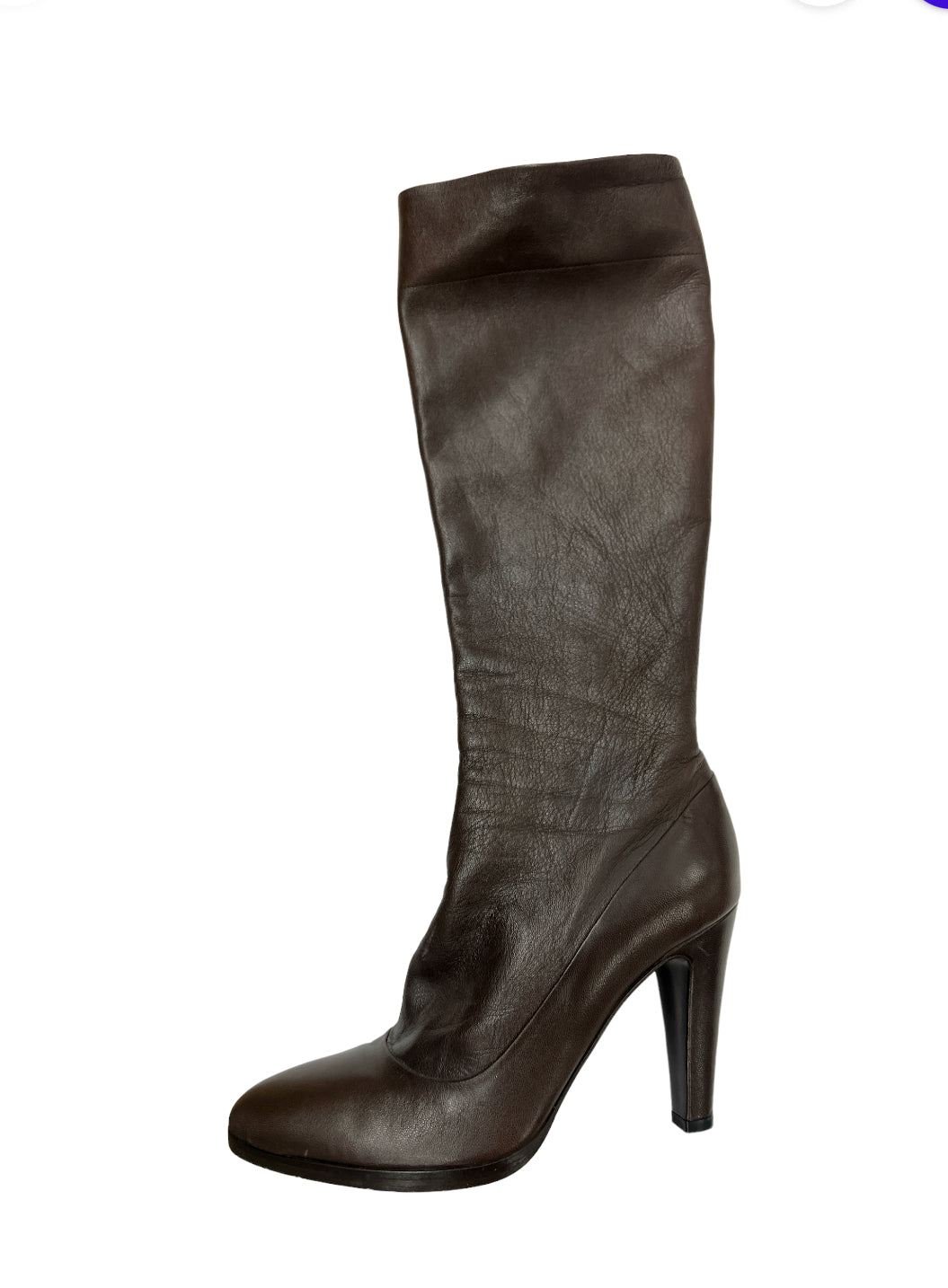 Clothes Mentor Mayfield Heights, Ohio, Boots Luxury Designer By Prada  Size: 8.5