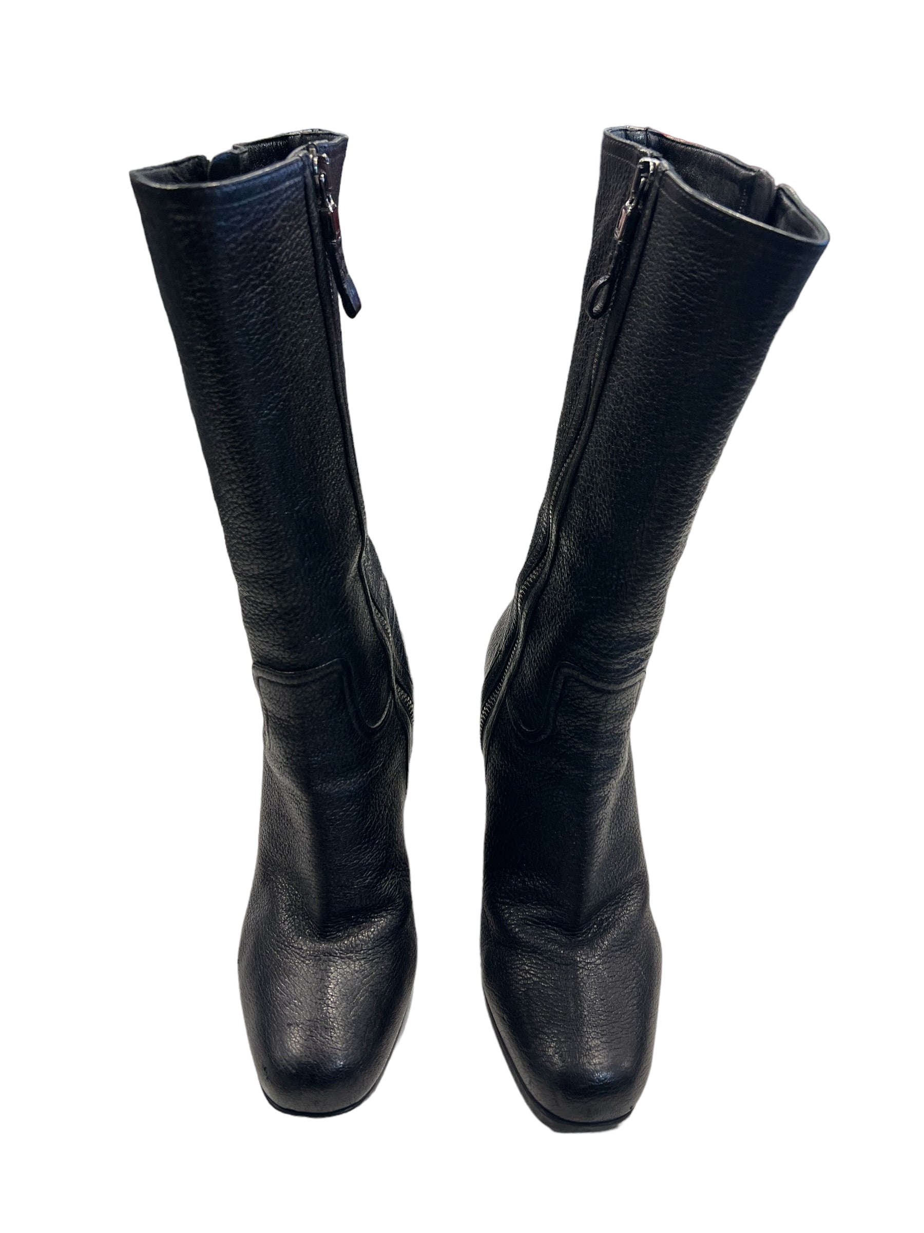 Clothes Mentor Rochester Hills, Michigan, Boots Luxury Designer By Prada  Size: 9