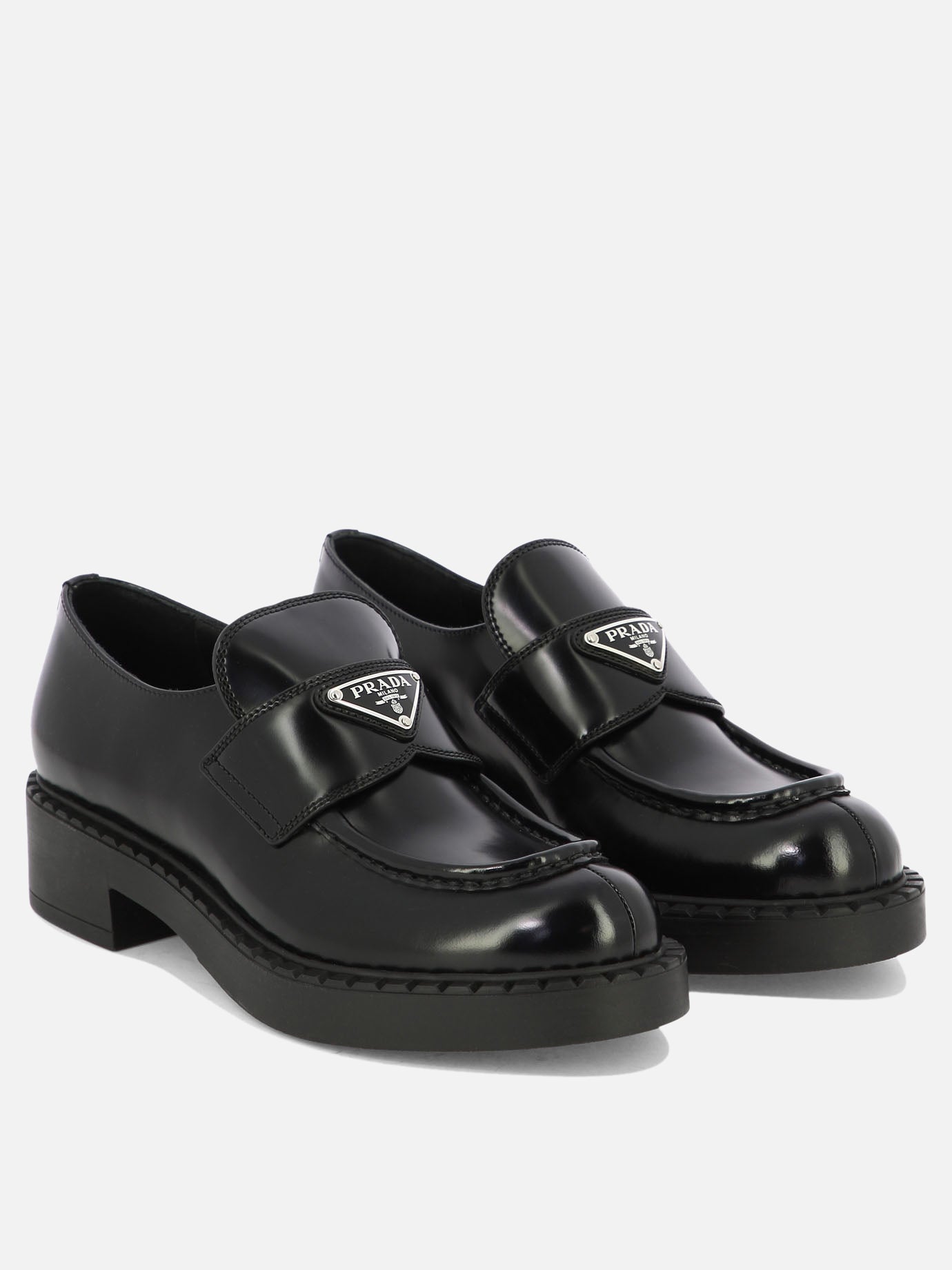 PRADA, "Chocolate" loafers