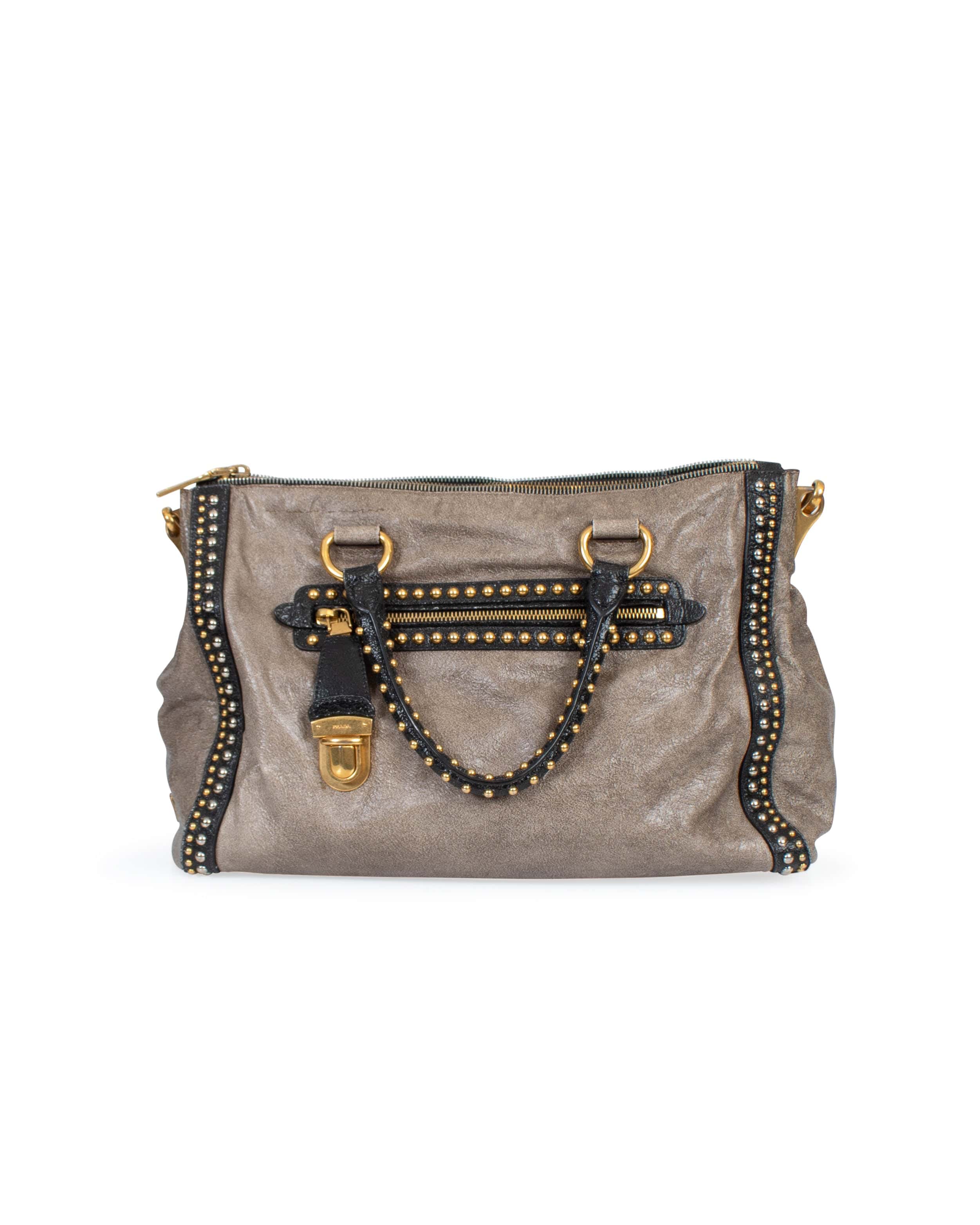 PRADA, "Craquele" Shoulder Bag