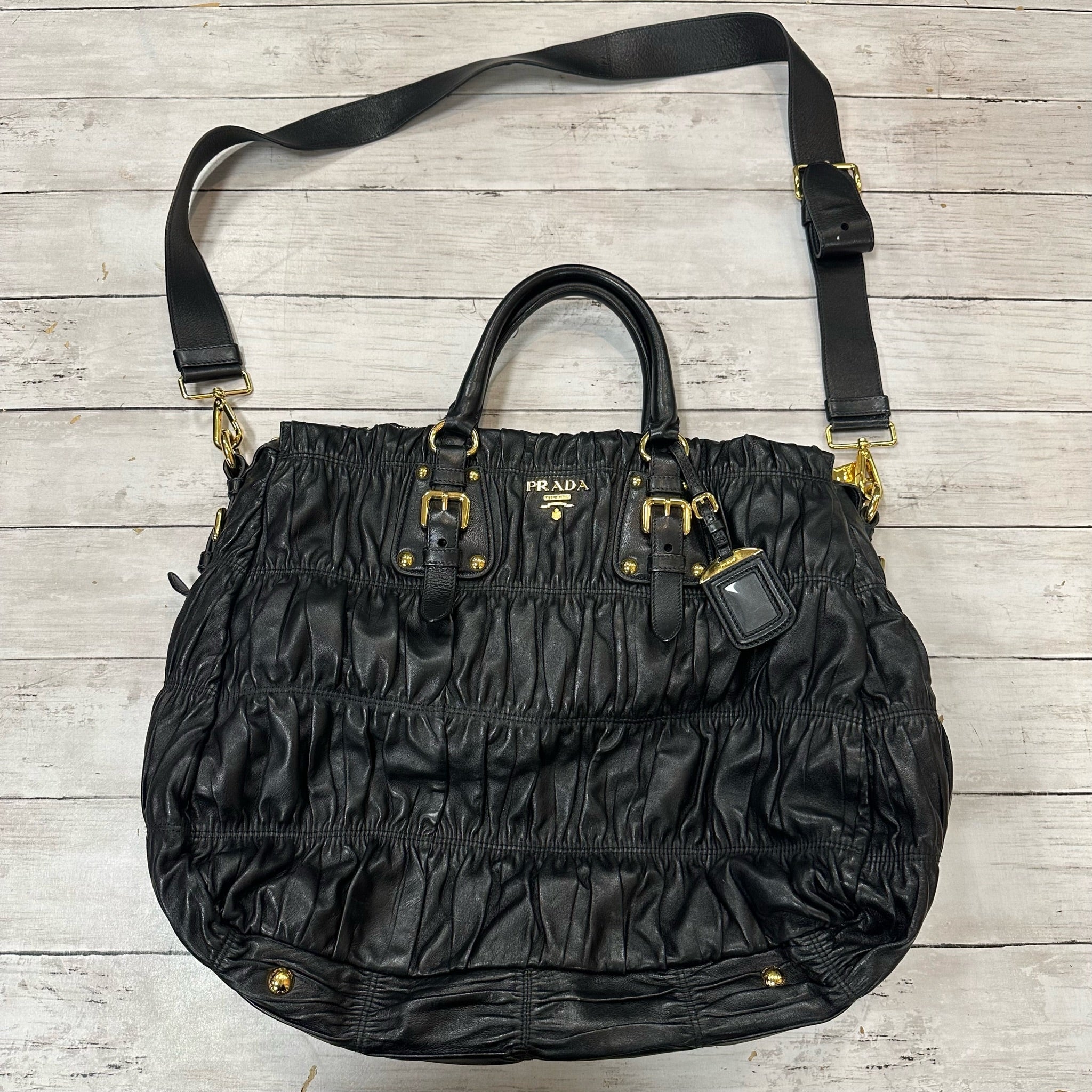 Clothes Mentor Buford, Georgia, Handbag Luxury Designer By Prada  Size: Large