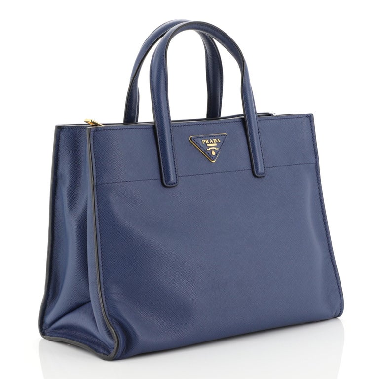 PRADA, PRADA CONVERTIBLE SAFFIANO LEATHER TOTE