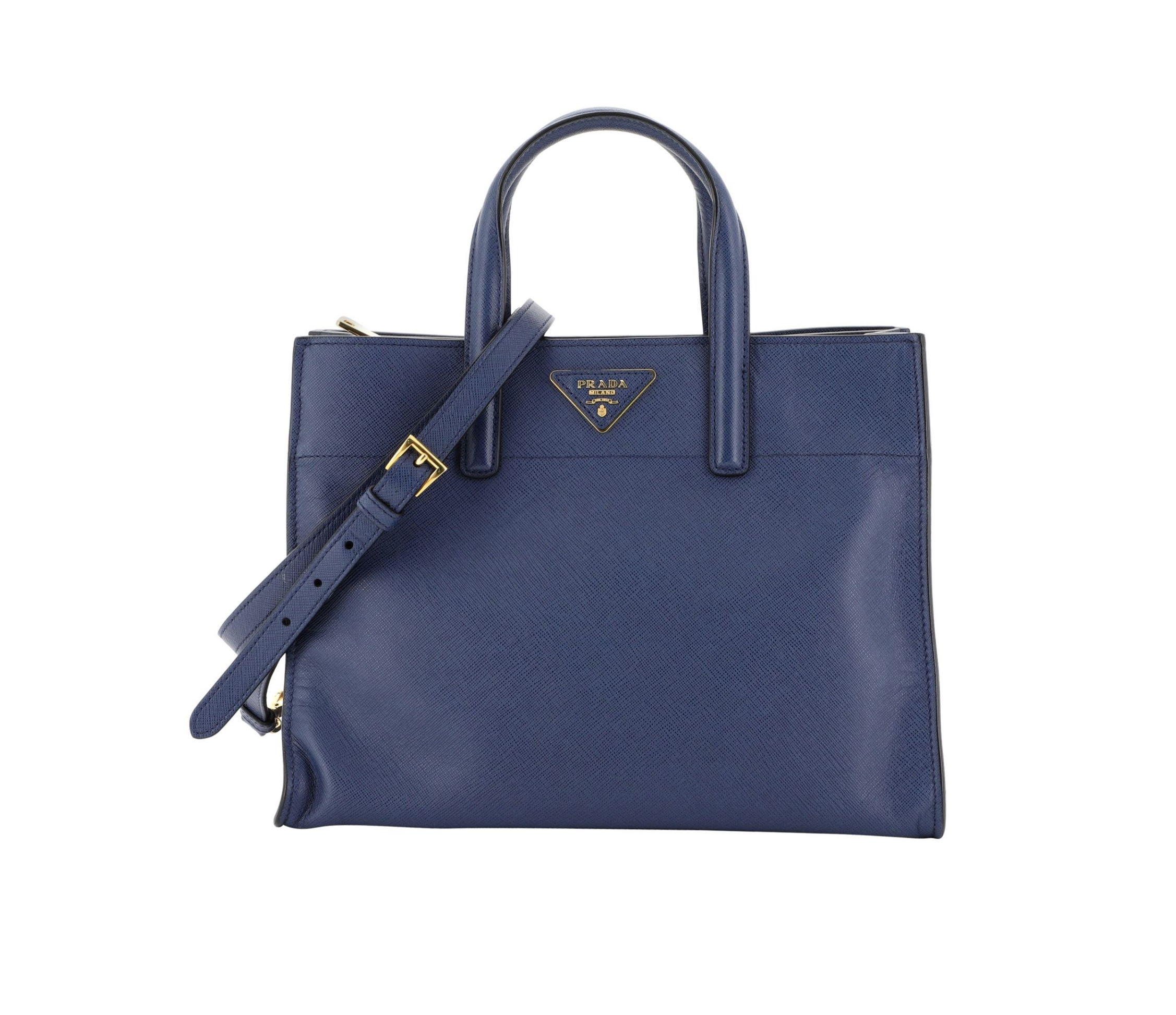 PRADA, PRADA CONVERTIBLE SAFFIANO LEATHER TOTE