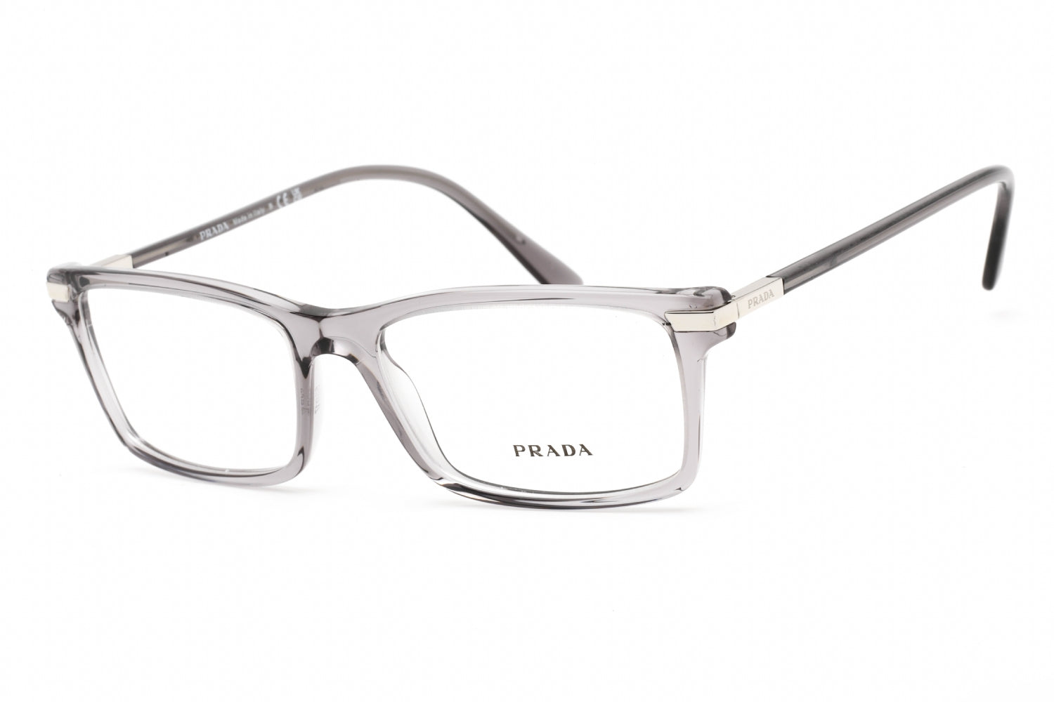 VPID-10042, Prada  0PR 03YV Eyeglasses Grey/Clear demo lens