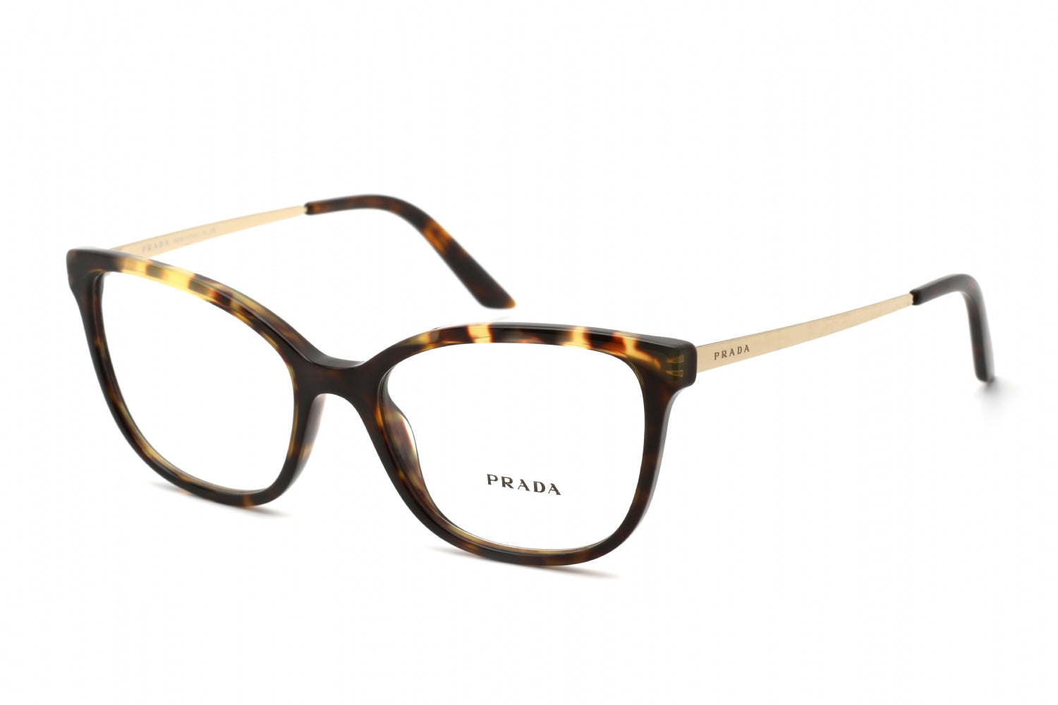 VPID-10042, Prada  0PR 07WV Eyeglasses Dark Havana / Clear demo lens