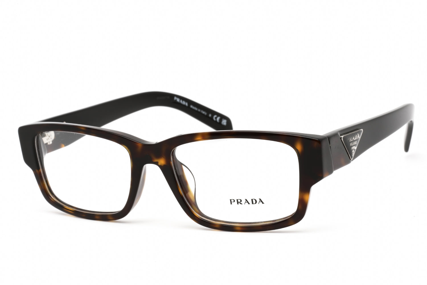 VPID-10042, Prada  0PR 07ZVF Eyeglasses Tortoise / Clear demo lens