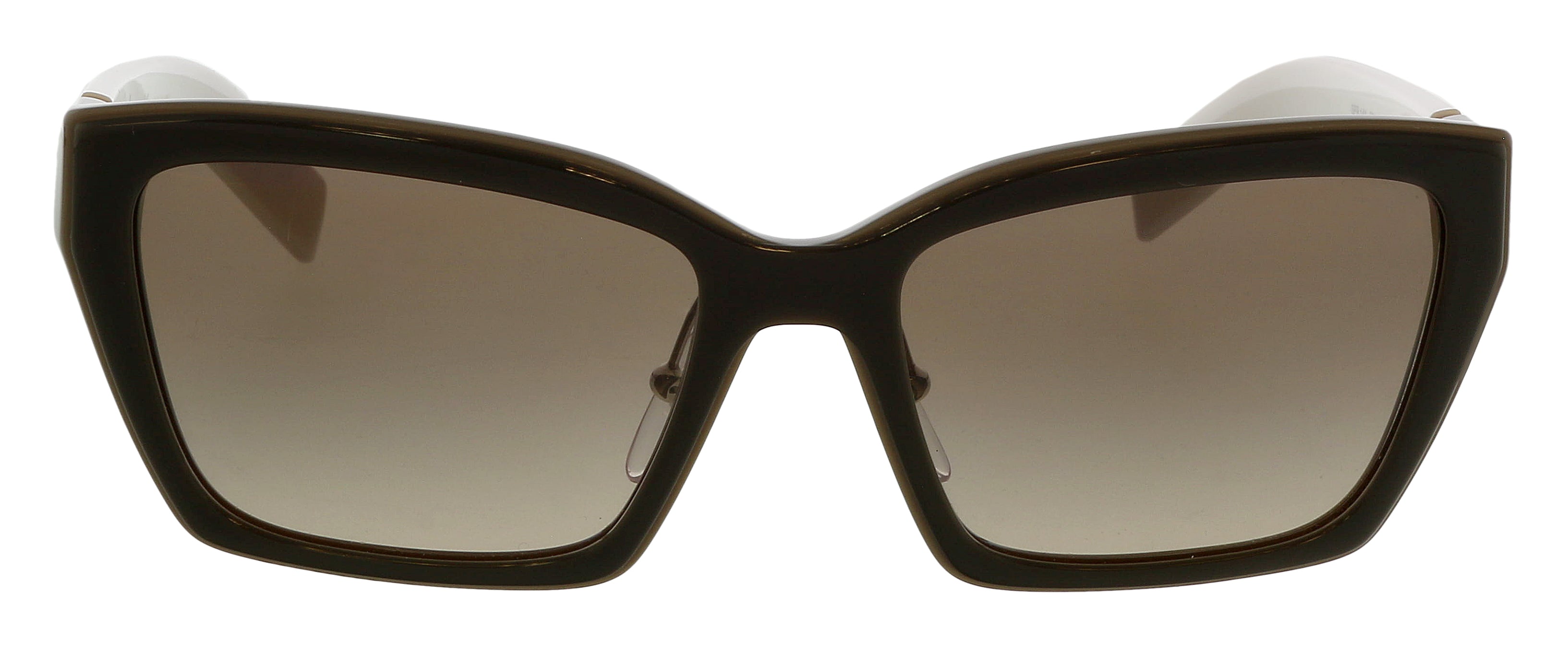 VPID-10019, Prada 0PR 14XS 03C3D056 Cat Eye Full rim Brown Sunglasses