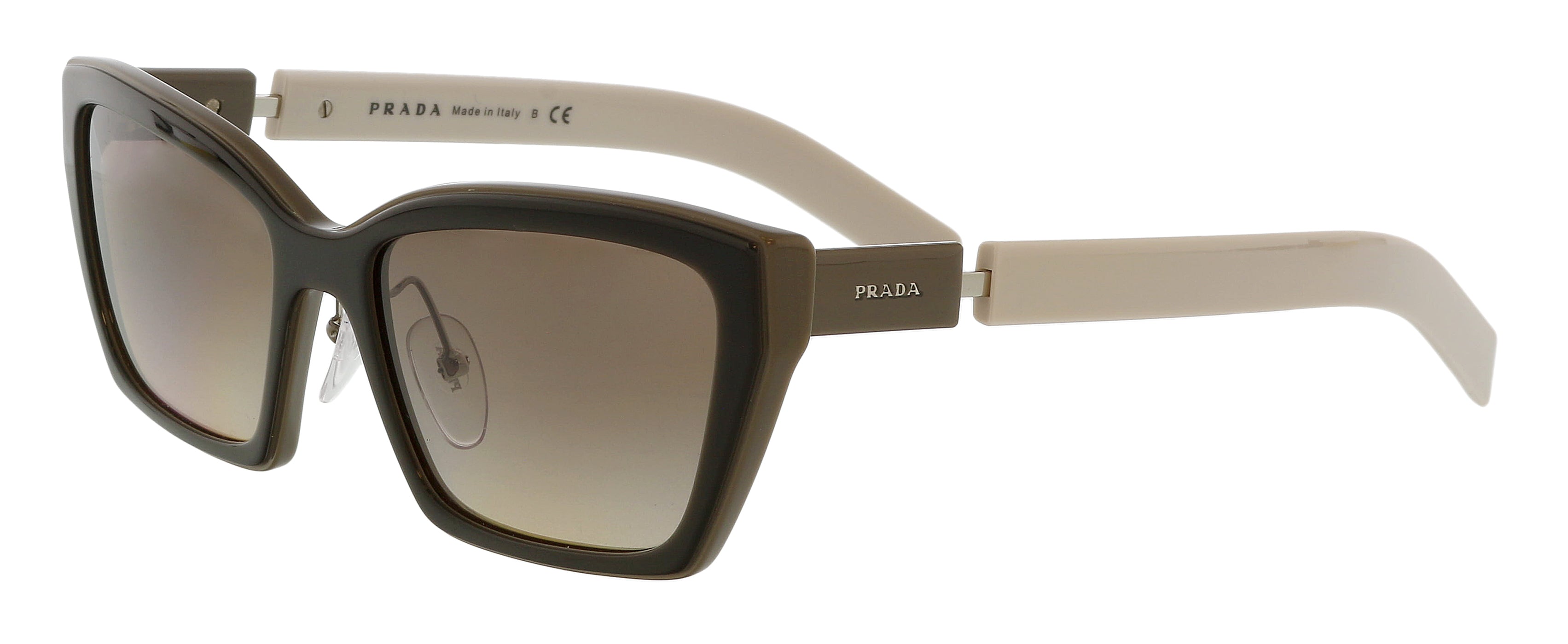 VPID-10019, Prada 0PR 14XS 03C3D056 Cat Eye Full rim Brown Sunglasses