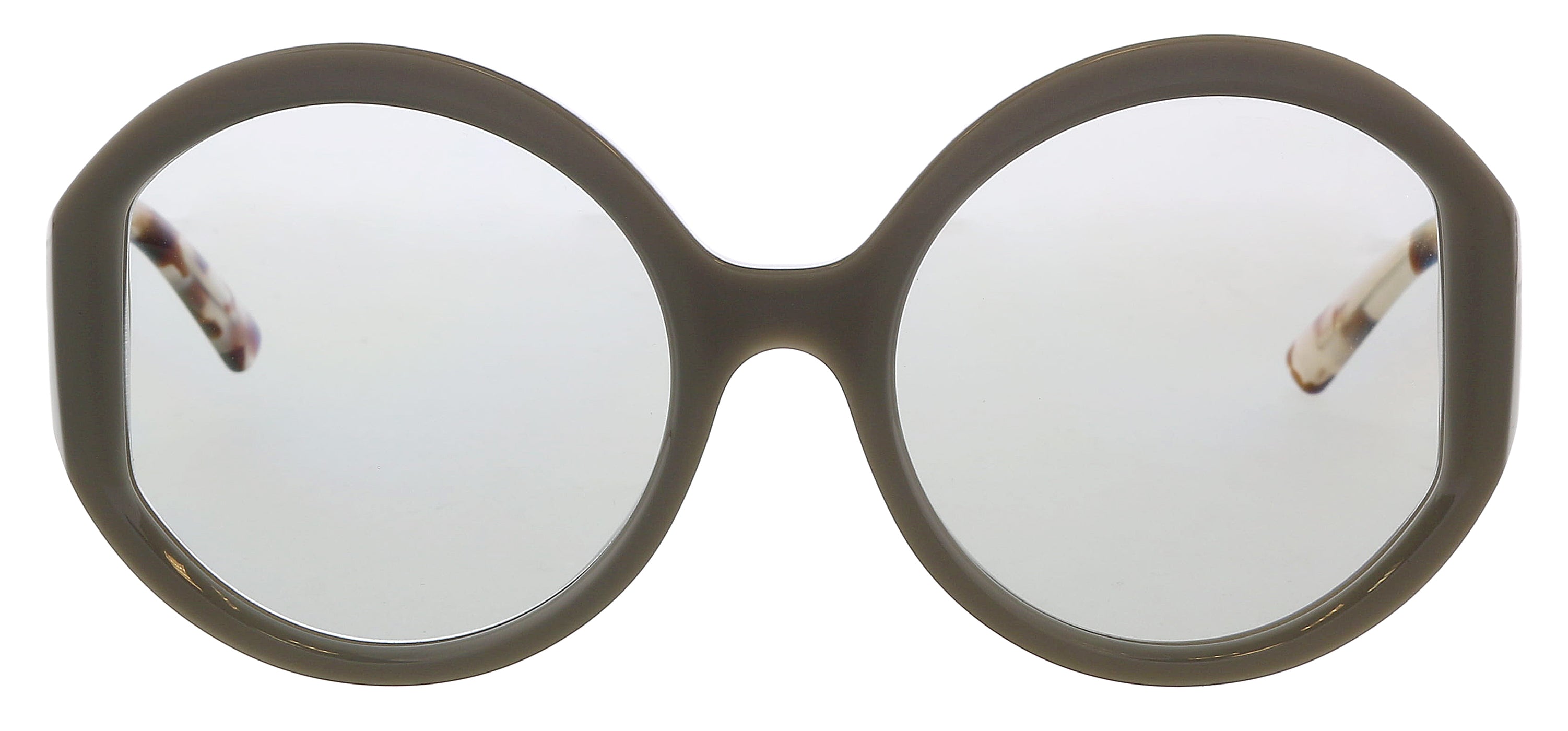 VPID-10019, Prada 0PR 22XS 08G06D55 Full Rim Light Grey Round Sunglasses