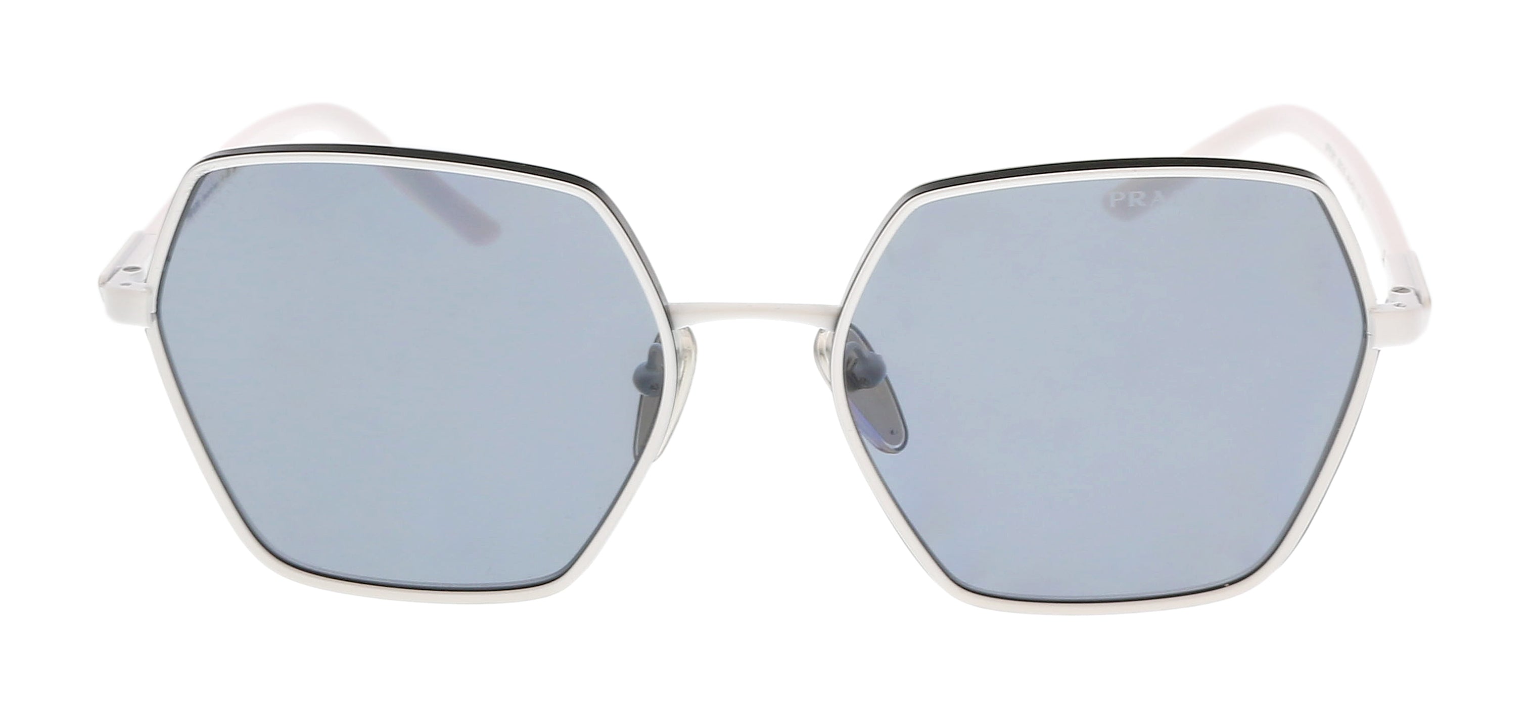 VPID-10019, Prada 0PR 56YS 4615Z1 White Square Full Rim Sunglasses