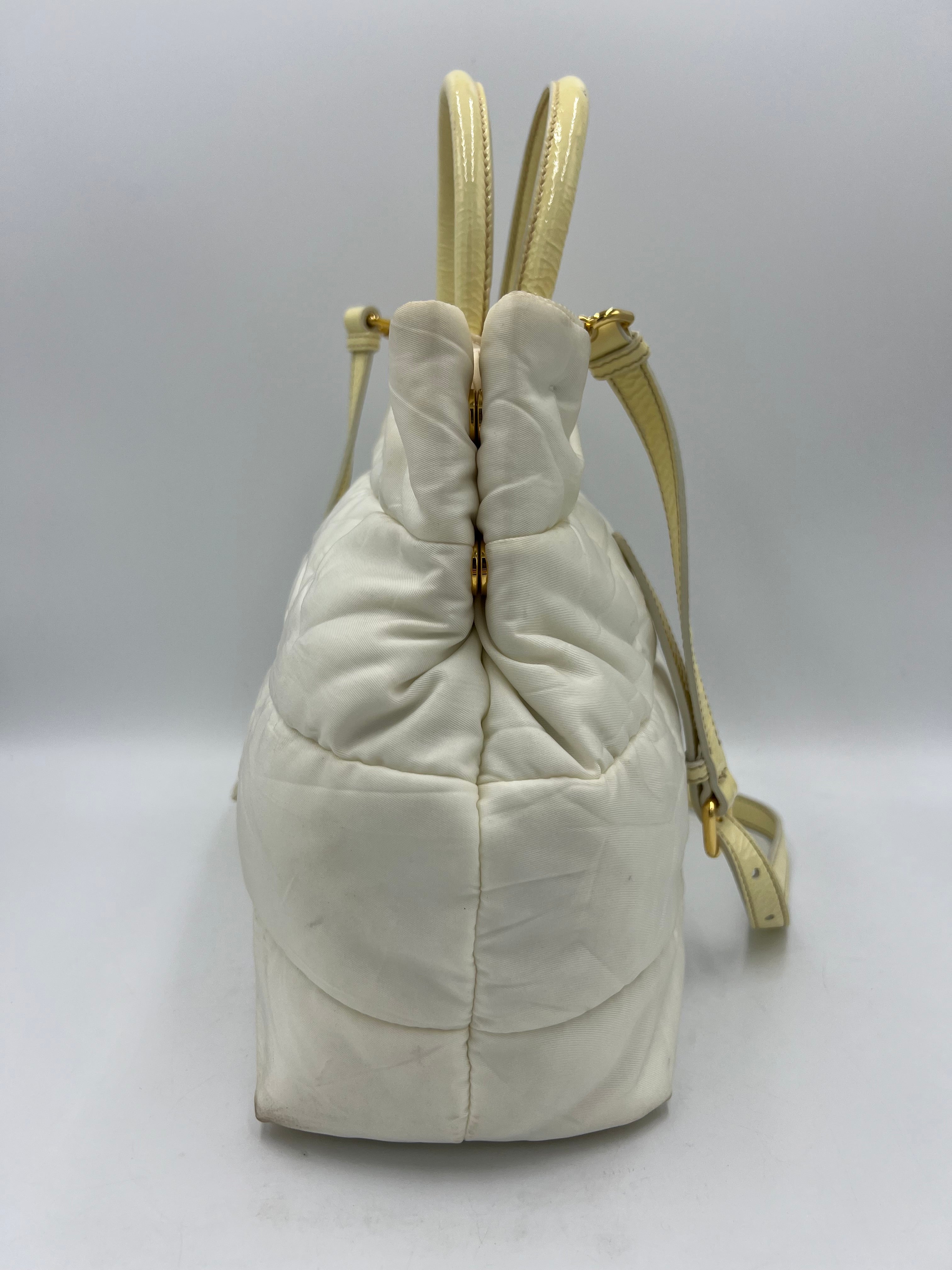 Clothes Mentor St. Louis, Missouri, Prada Quilted Puffer Handbag  Size: Small