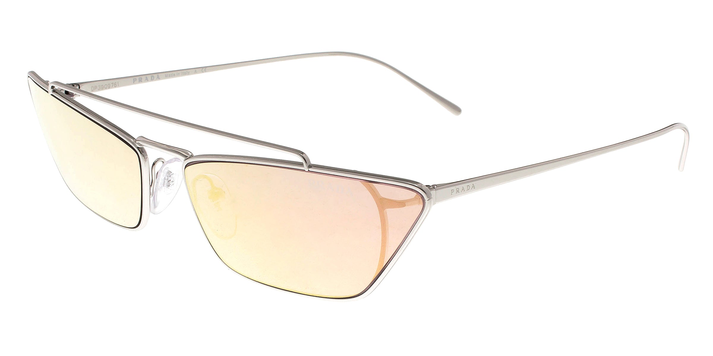 VPID-10019, Prada Silver Cateye PR64US 1BC338 CATWALK Sunglasses