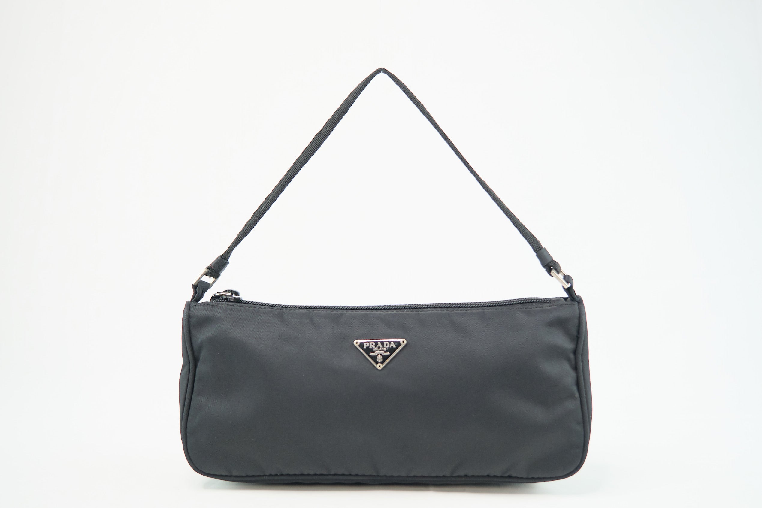 VPID-10042, Pre Loved Prada  Tessuto Pochette Black Women